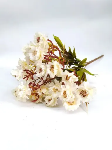 Imagen de Ramo de anemonas de 28cms con 25 flores color Blanco