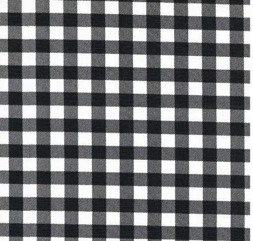Imagen de Tela para Patchwork 100% algodon de 100*150cms. cod.48976/03 Ajedrez cuadrille negro
