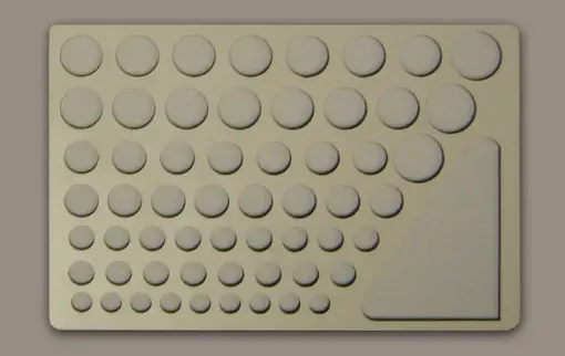 Imagen de Base o regla basica para filigrana Quilling Board SIN CORCHO de 28x19cms.
