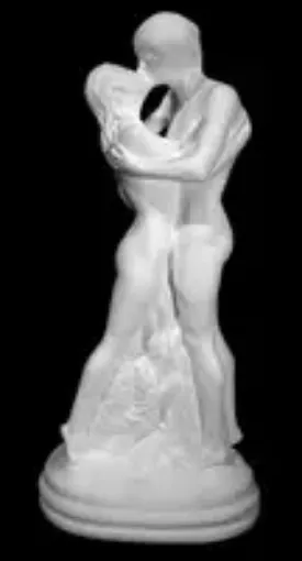 Imagen de El Beso Grande estatua enamorados 38cms