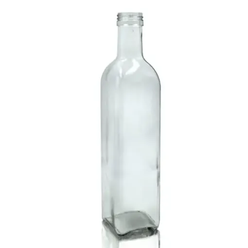 Imagen de Botella de vidrio Marasca de 500ml. con tapon de corcho conico sintetico