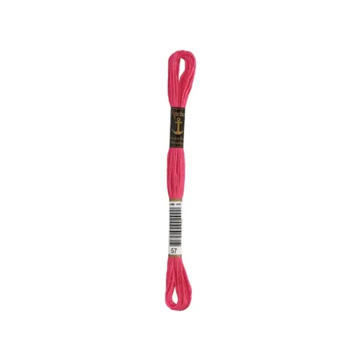 Imagen de Hilo de bordar 100% algodon Mouline ANCHOR 8mts. color 0057