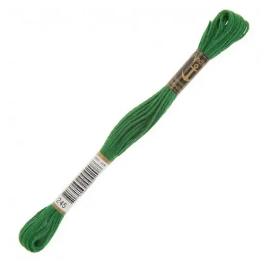 Imagen de Hilo de bordar 100% algodon Mouline ANCHOR 8mts. color 0245 verde