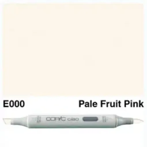 Imagen de Marcador profesional COPIC CIAO alcohol doble punta color E000 Pale Fruit Pink