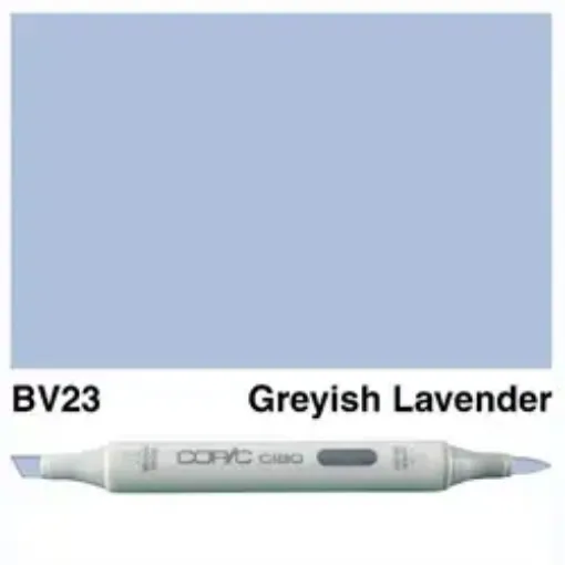 Imagen de Marcador profesional COPIC CIAO alcohol doble punta color BV23 Greyish Lavender