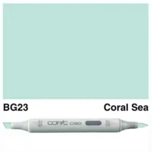 Imagen de Marcador profesional COPIC CIAO alcohol doble punta color BG23 Coral Sea
