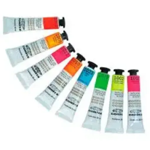 Imagen de Acrilico en pomo tinta acrilica CORFIX colores fluorescentes 20ml. 8 colores diferentes