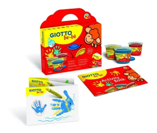 Imagen de Dactilo pintura para dedo "GIOTTO" Be Be set de 3 colores