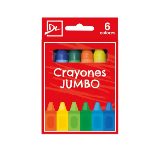 Imagen de Crayolas crayones Jumbo Jumbo DL *6 colores