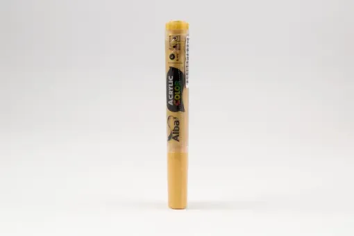 Imagen de Marcador ALBA de pintura acrilica al agua recargable punta de 6mm L color 477 Oro