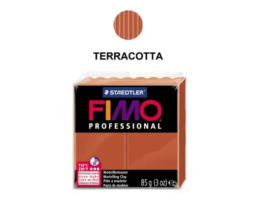 Imagen de Arcilla polimerica pasta de modelar FIMO Profesional 8004 *85grs. color Terracota 74