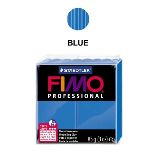 Imagen de Arcilla polimerica pasta de modelar FIMO Profesional 8004 *85grs. color Azul 300