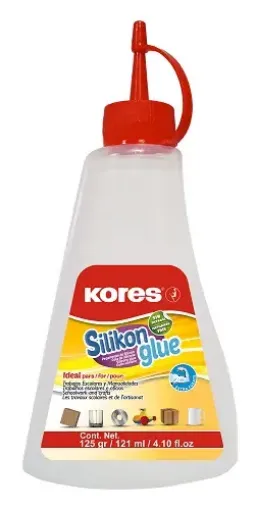 Imagen de Silicona liquida transparente "KORES" frasco de 125ml