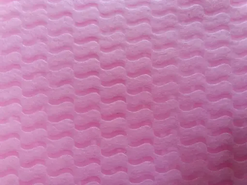 Imagen de Tnt estampado para manualidades de 100x140cms modelo 3D ondas color rosado