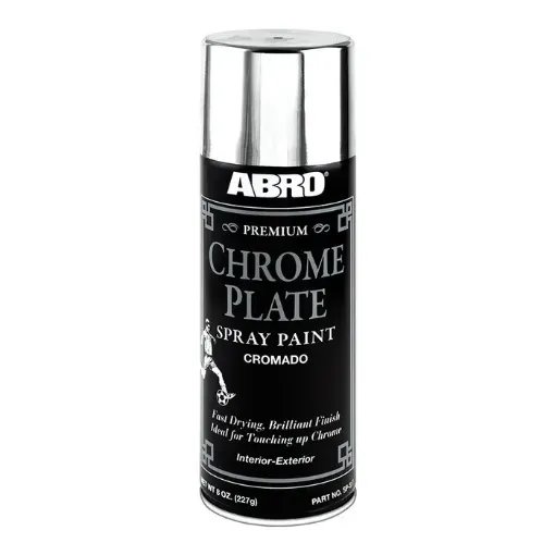 Imagen de Pintura en aerosol ABRO Premium lata negra 400ml SP-317 color Cromo
