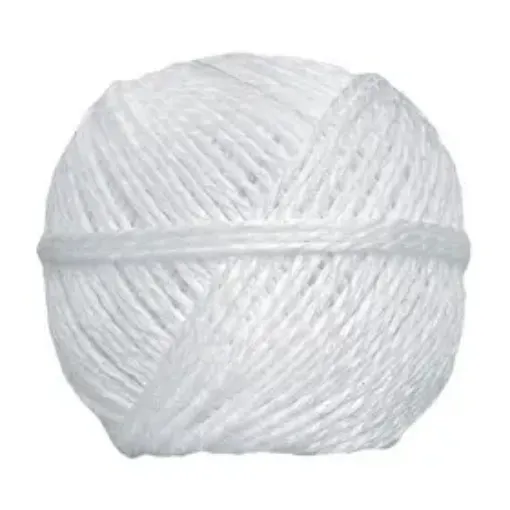 Imagen de Hilo de nylon polietileno blanco ovillo de 20grs.