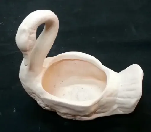 Imagen de Cisne grande de ceramica 20x12x18cms