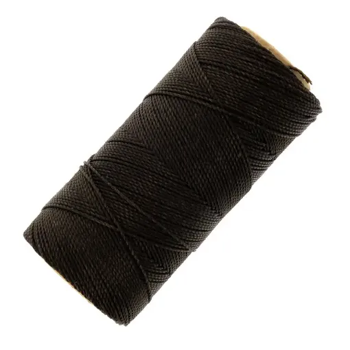 Imagen de Hilo polyester cordon encerado fino LINHASITA *100grs.=150mts. color marron oscuro 205