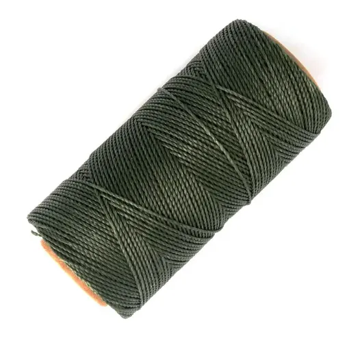 Imagen de Hilo polyester cordon encerado fino LINHASITA *100grs.=150mts. color verde medio 90