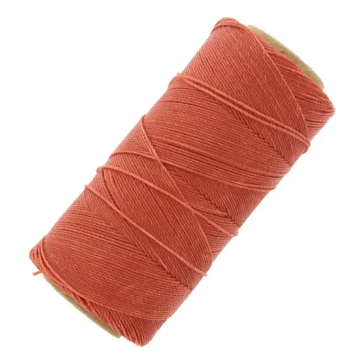 Imagen de Hilo polyester cordon encerado fino LINHASITA *100grs.=150mts. color salmon35
