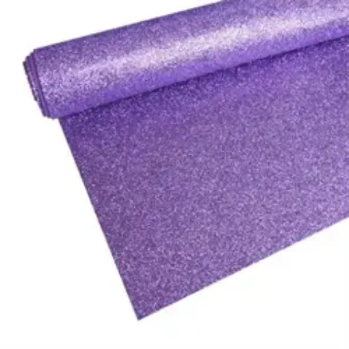 Imagen de Goma eva de 2mms. "TEORIA" de 40*60cms. Con brillantina glitter color Violeta 035