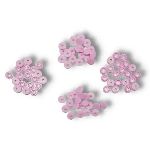 Imagen de Broches de plastico de 9mm de colores x20 unidades color rosado