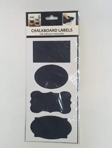 Imagen de Stickers etiquetas pizarra adhesivas de 5*9cms. *4 unidades