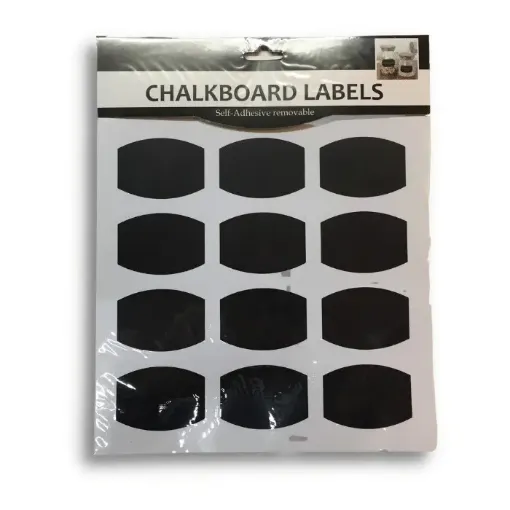 Imagen de Stickers etiquetas pizarra adhesivas de 4*6cms. *12 unidades