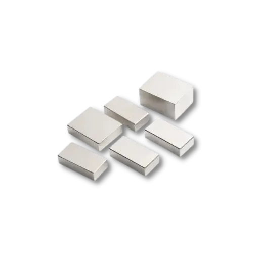 Imagen de Set de imanes de neodimio rectangulares metalicos Variedad de medidas