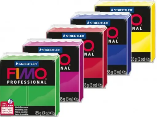 Imagen de Arcilla polimerica pasta de modelar FIMO Profesional 8004 *85grs varios colores a eleccion