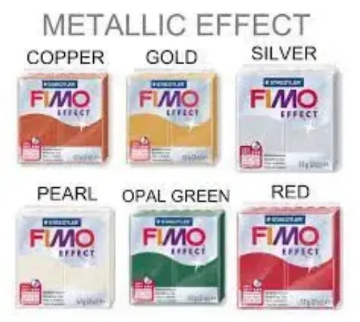 Imagen de Arcilla polimerica pasta de modelar FIMO Effect Metallic *57grs varios colores a eleccion