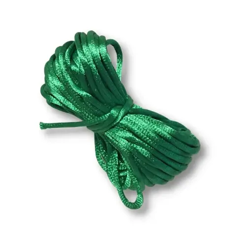 Imagen de Cordon de seda cola de raton de 2mms. *10mts. color verde