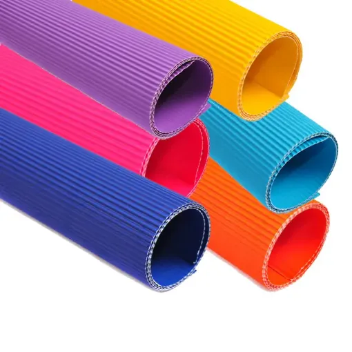 Imagen de Carton minicorrugado micro corrugado flauta de 50x70cms variedad de colores