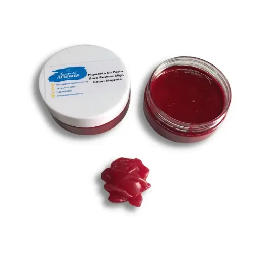 Imagen de Pigmento colorante en pasta concentrado para resina *50grs. color Magenta 42 F 5100