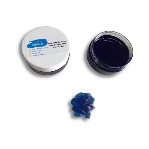 Imagen de Pigmento colorante en pasta concentrado para resina *50grs. color Azul Cyan 43 F 5100