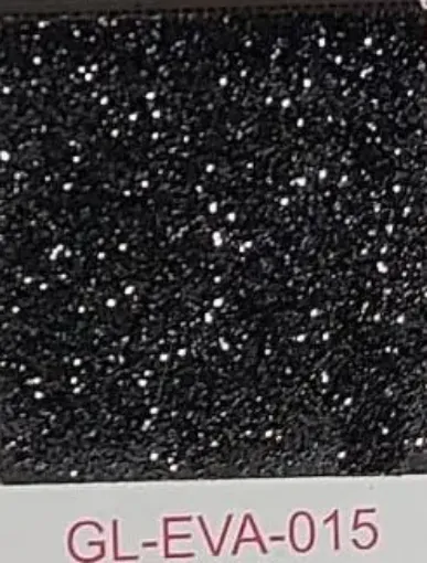 Imagen de Goma eva "CELTA" glitter supermetalizada de 40*60cms color 015 Negro