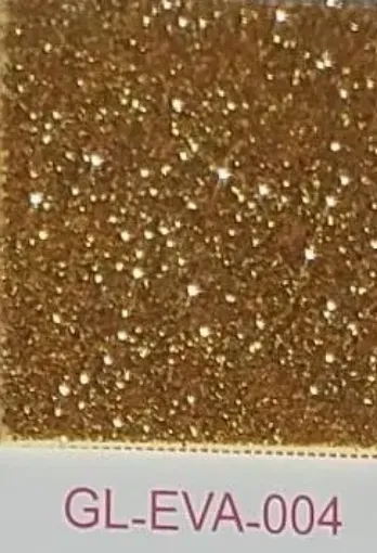 Imagen de Goma eva "CELTA" glitter supermetalizada de 40*60cms color 004 Amarillo Oro 