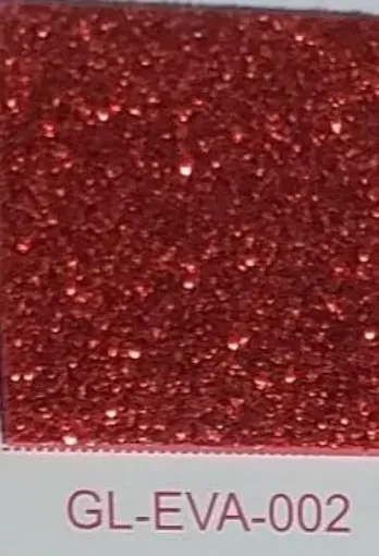 Imagen de Goma eva "CELTA" glitter supermetalizada de 40*60cms color 002 Rojo