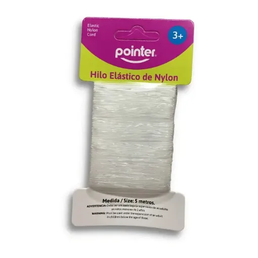 Imagen de Tanza transparente hilo elastico de nylon "POINTER" *5 metros