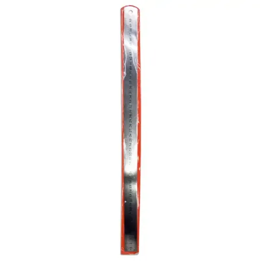Imagen de Regla metalica de metal acero flexible doble centimetros y pugadas "ARTE &STILLO" de 50cms