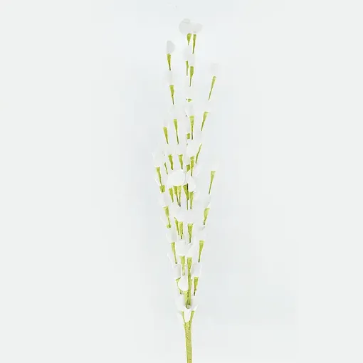 Imagen de Vara de pequena flor con tallo verde de 70cms. color Blanca