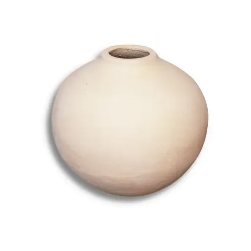 Imagen de Florero de ceramica de molde bajo gordo de 15x17cms. No.40
