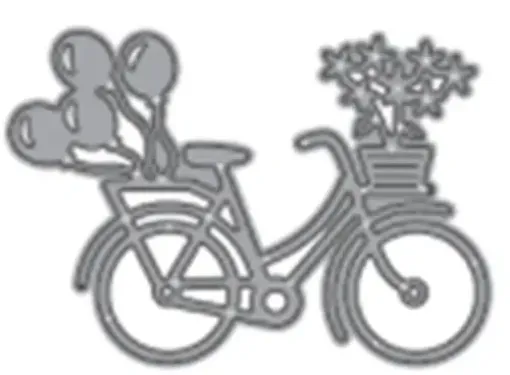 Imagen de Troquel de corte cutting dies "SUNLIT" para maquina troqueladora de 3" y 6" modelo Bicicleta