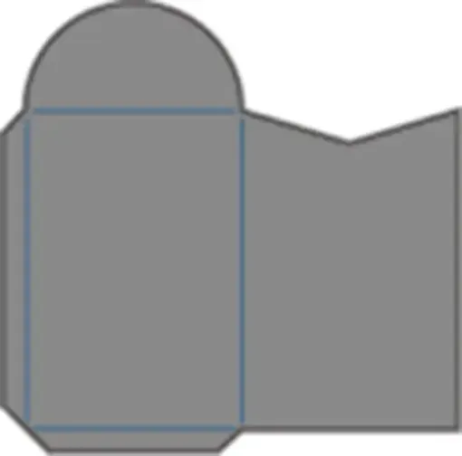 Imagen de Troquel de corte cutting dies "SUNLIT" para maquina troqueladora de 6" modelo "Sobre 1"