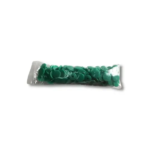 Imagen de Broches de plastico de 10mms x25 unidades color Verde oscuro