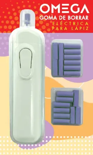  Kit de goma de borrar eléctrica con gomas de borrar automáticas  para dibujar en inglés, 1 unidad, color gris : Productos de Oficina