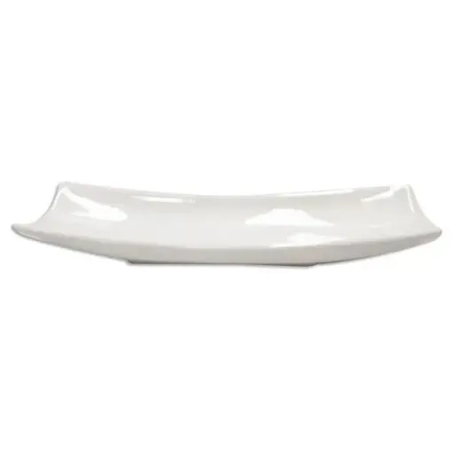 Imagen de Fuente de ceramica esmaltada linea blanca rectangular de 25x8x2cms