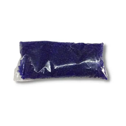 Imagen de Mostacillas chicas 2x1.5mms en paquete de 50grs color Violeta oscuro opaco