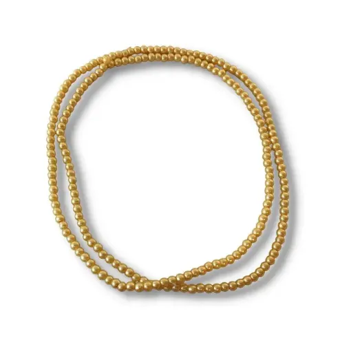 Imagen de Hilo de perlas sueltas de 5mms 150cms. 280 unidades aprox color Dorado 07