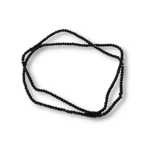 Imagen de Hilo de perlas Mall sueltas de 4mms 84cms. 268 unidades aprox color Negro 29